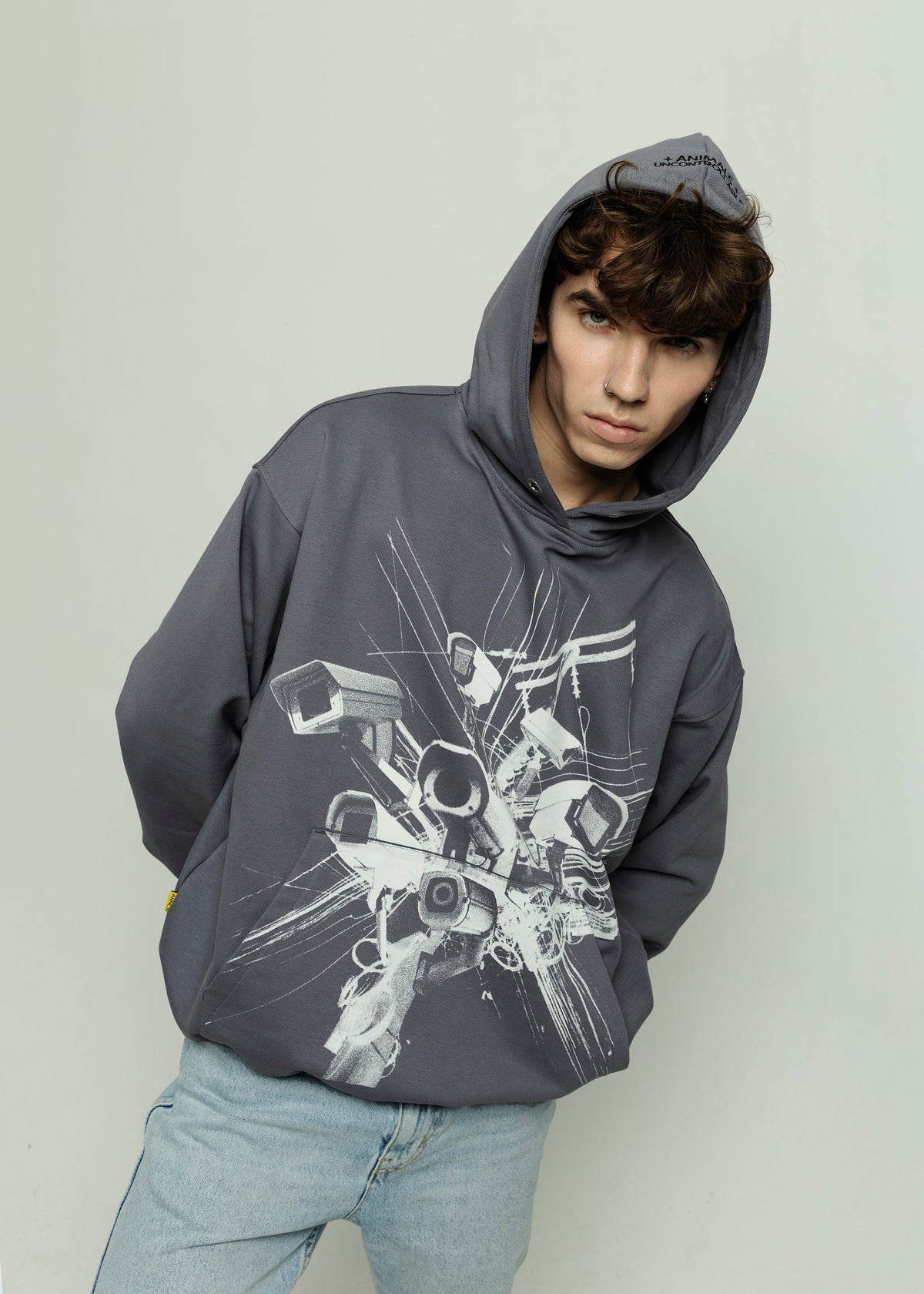 SAMPLE CAMERA grey hoodie