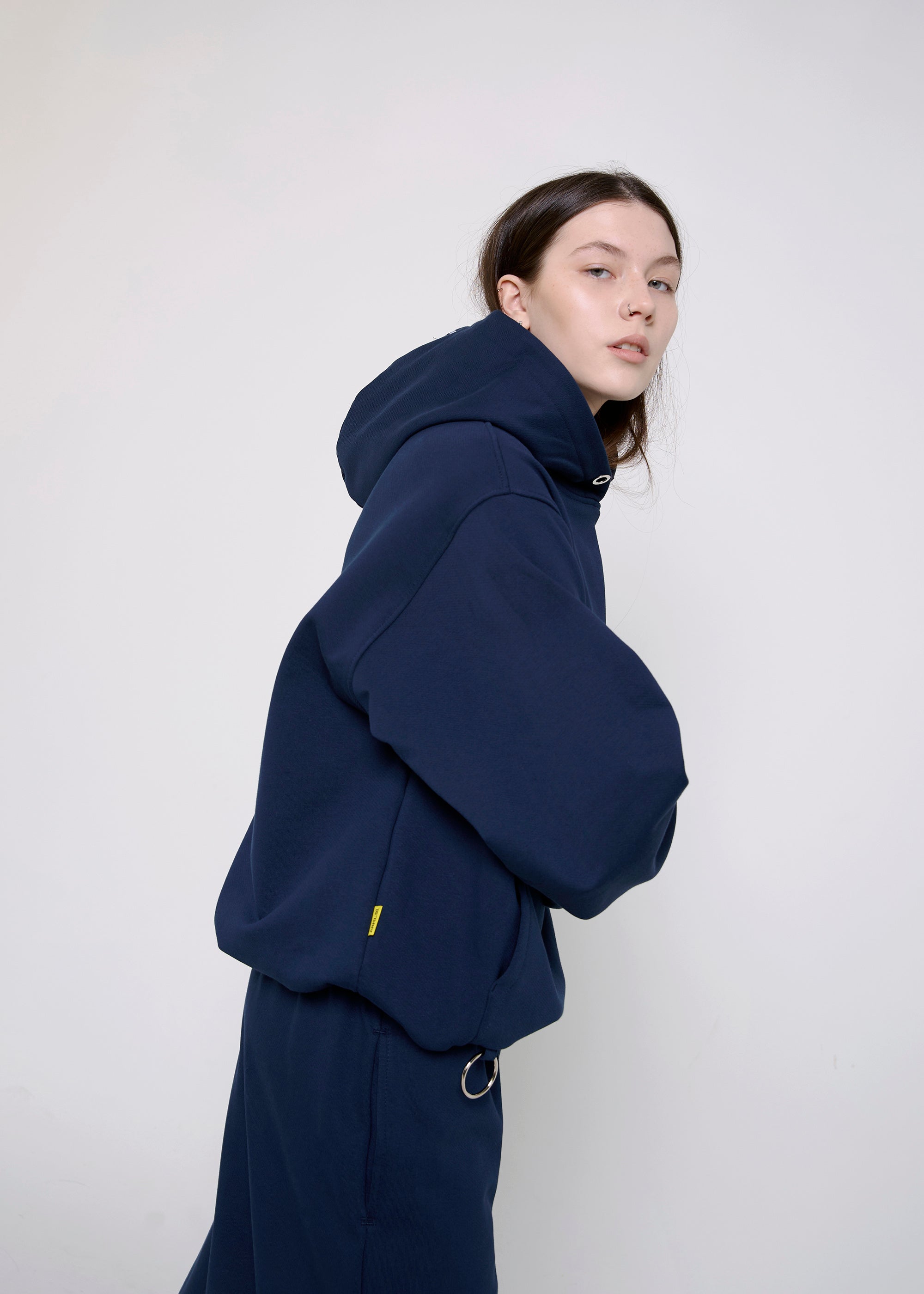 BASIC navy hoodie