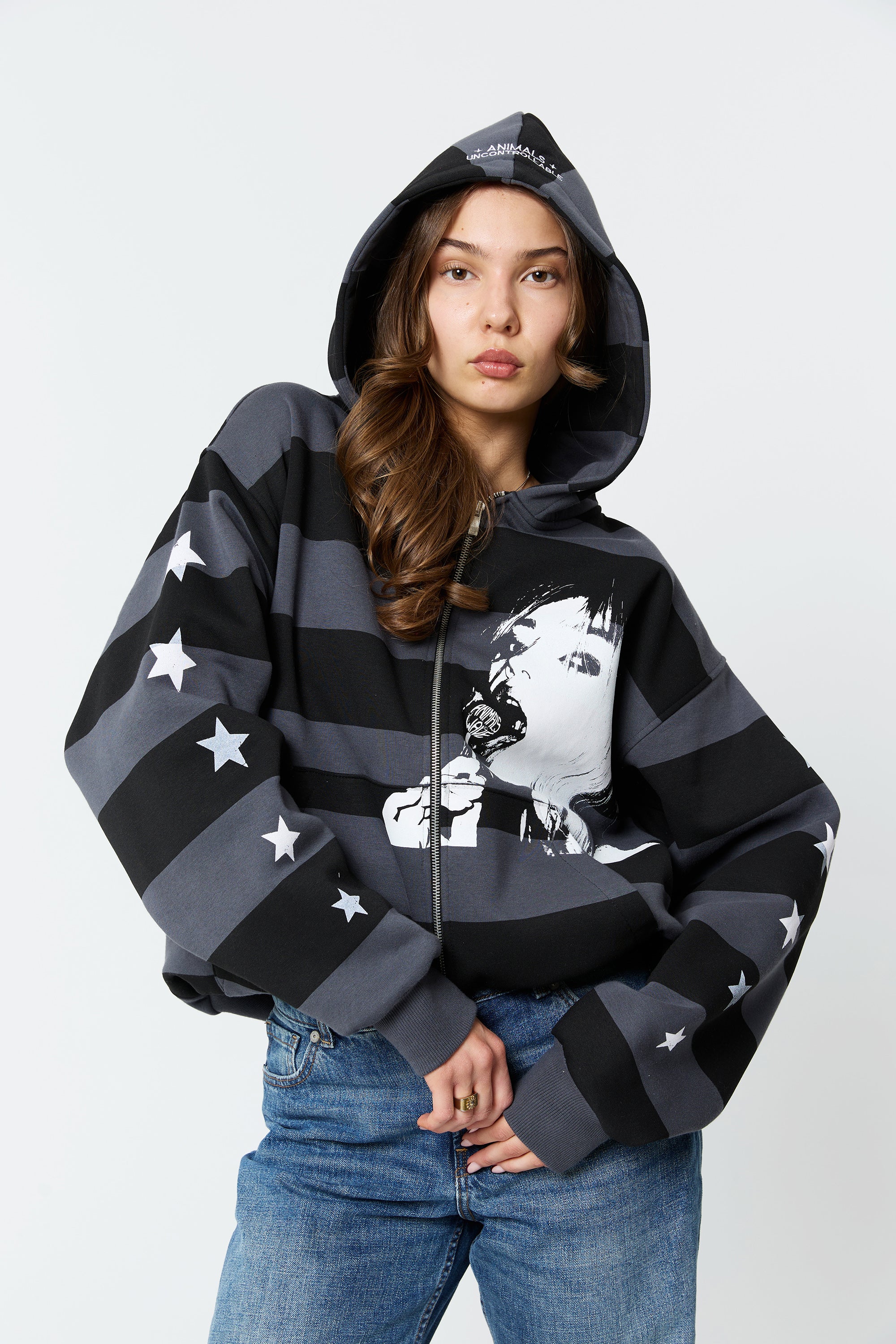 LOLLIPOP zipped hoodie