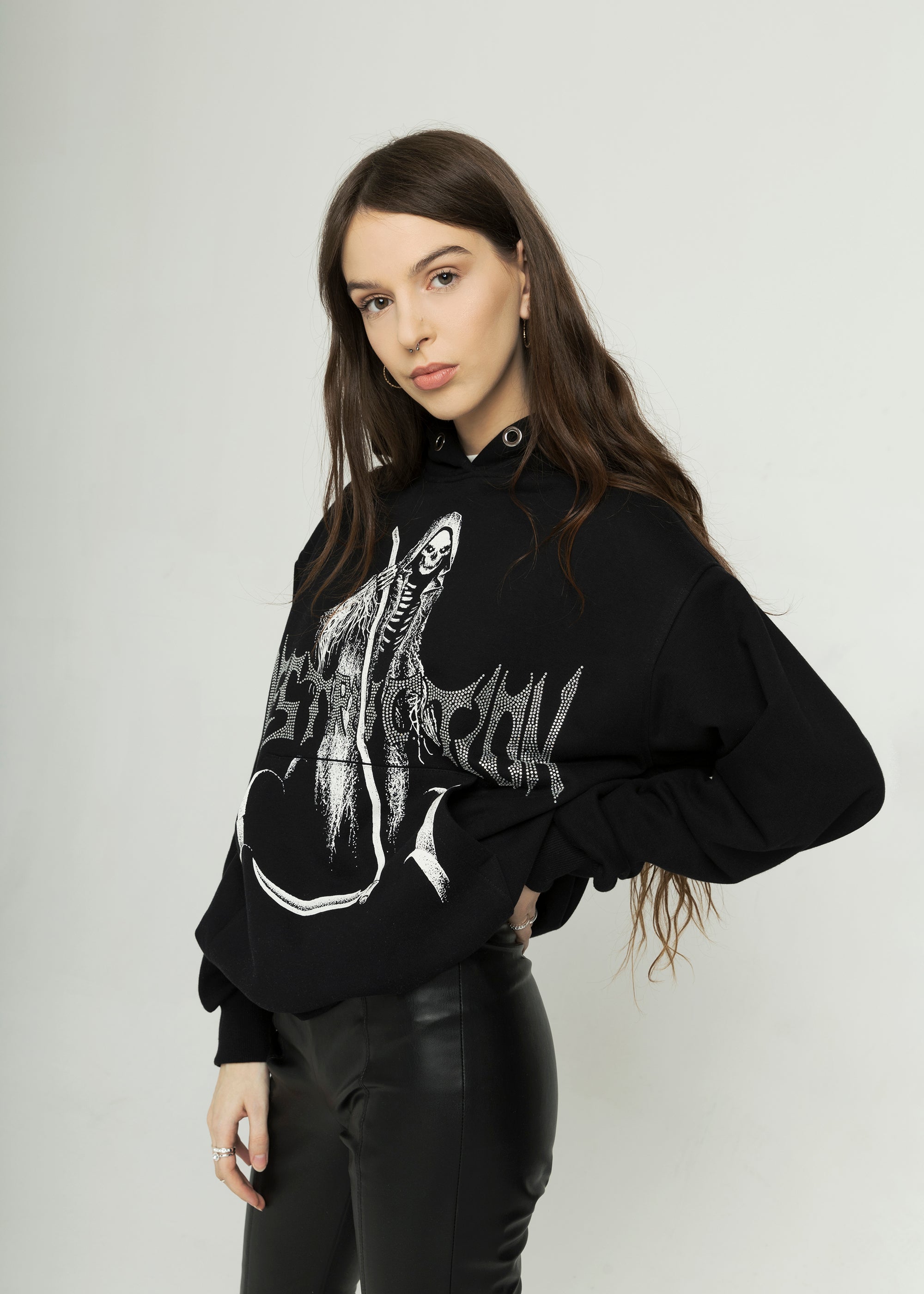 SAMPLE DESTRUCTION black hoodie