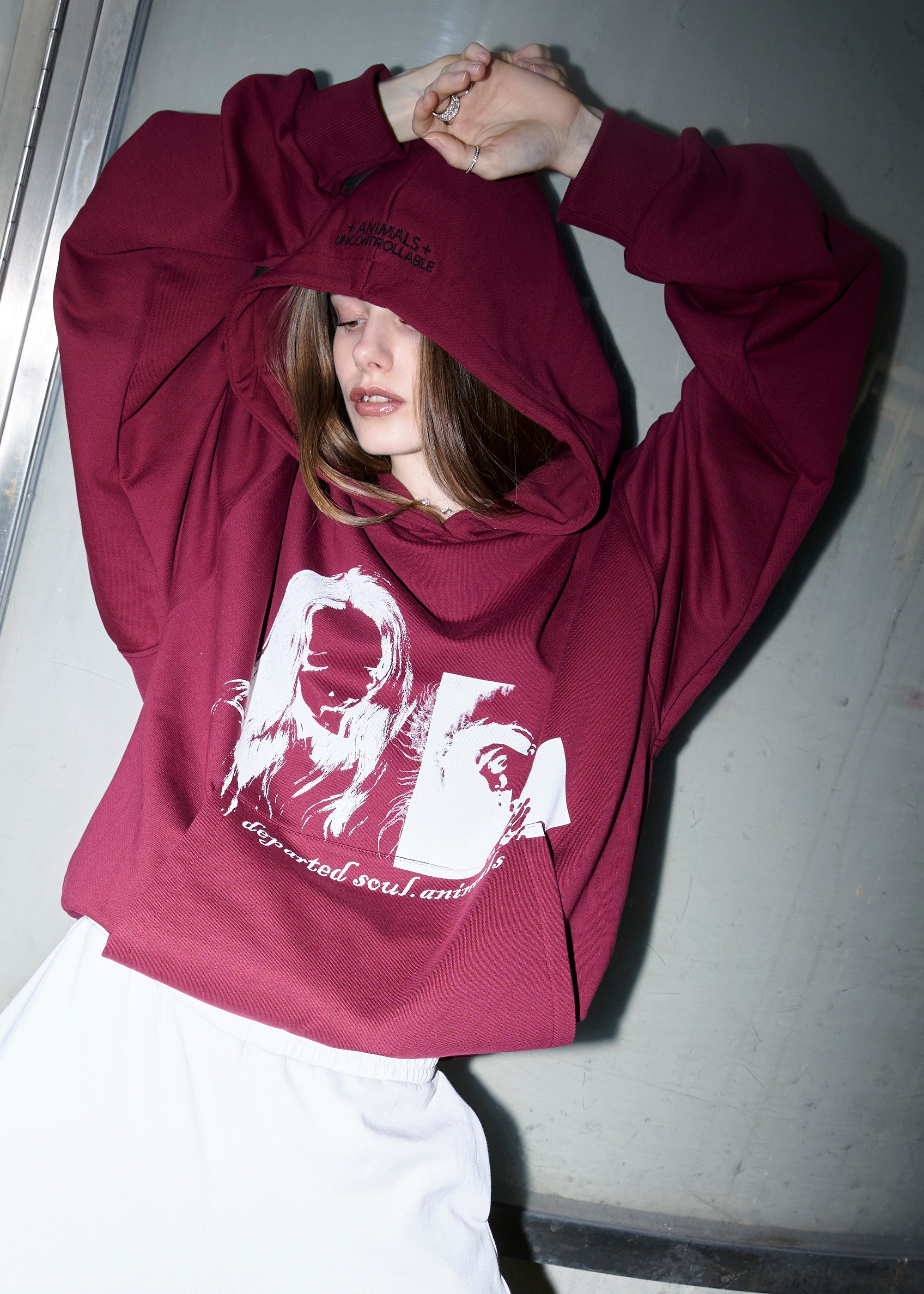 SOUL burgundy hoodie