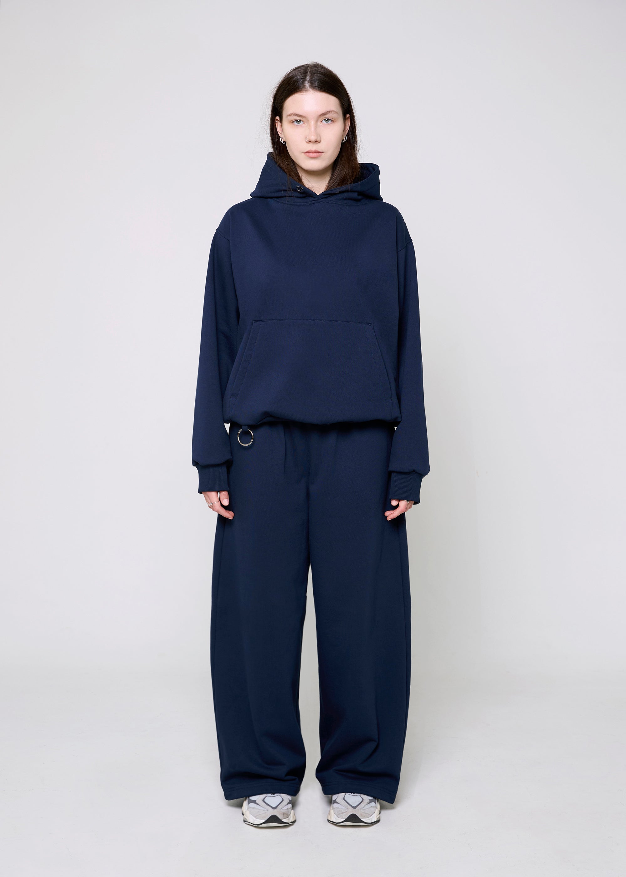 BASIC navy hoodie