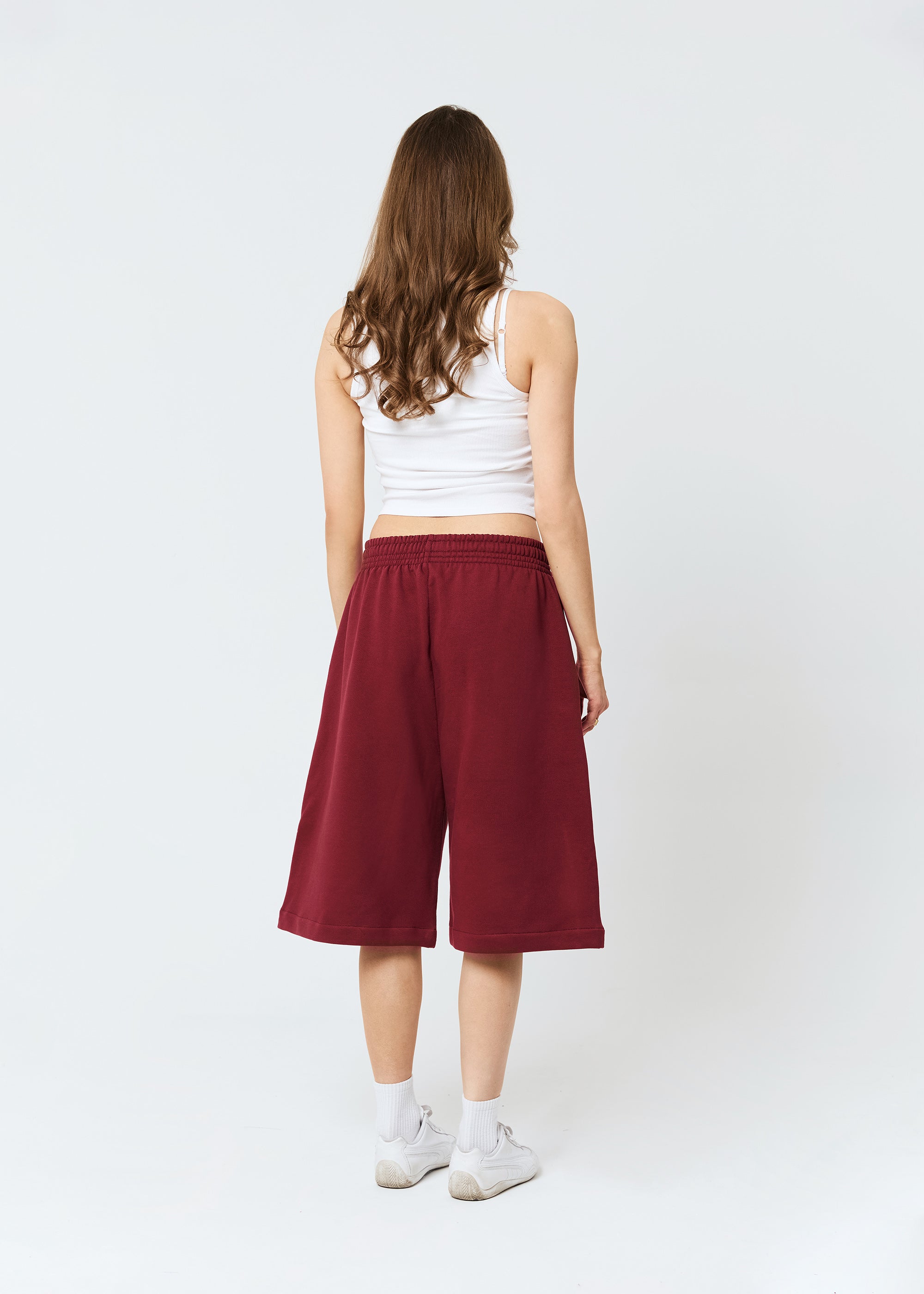 BUBBLE burgundy shorts