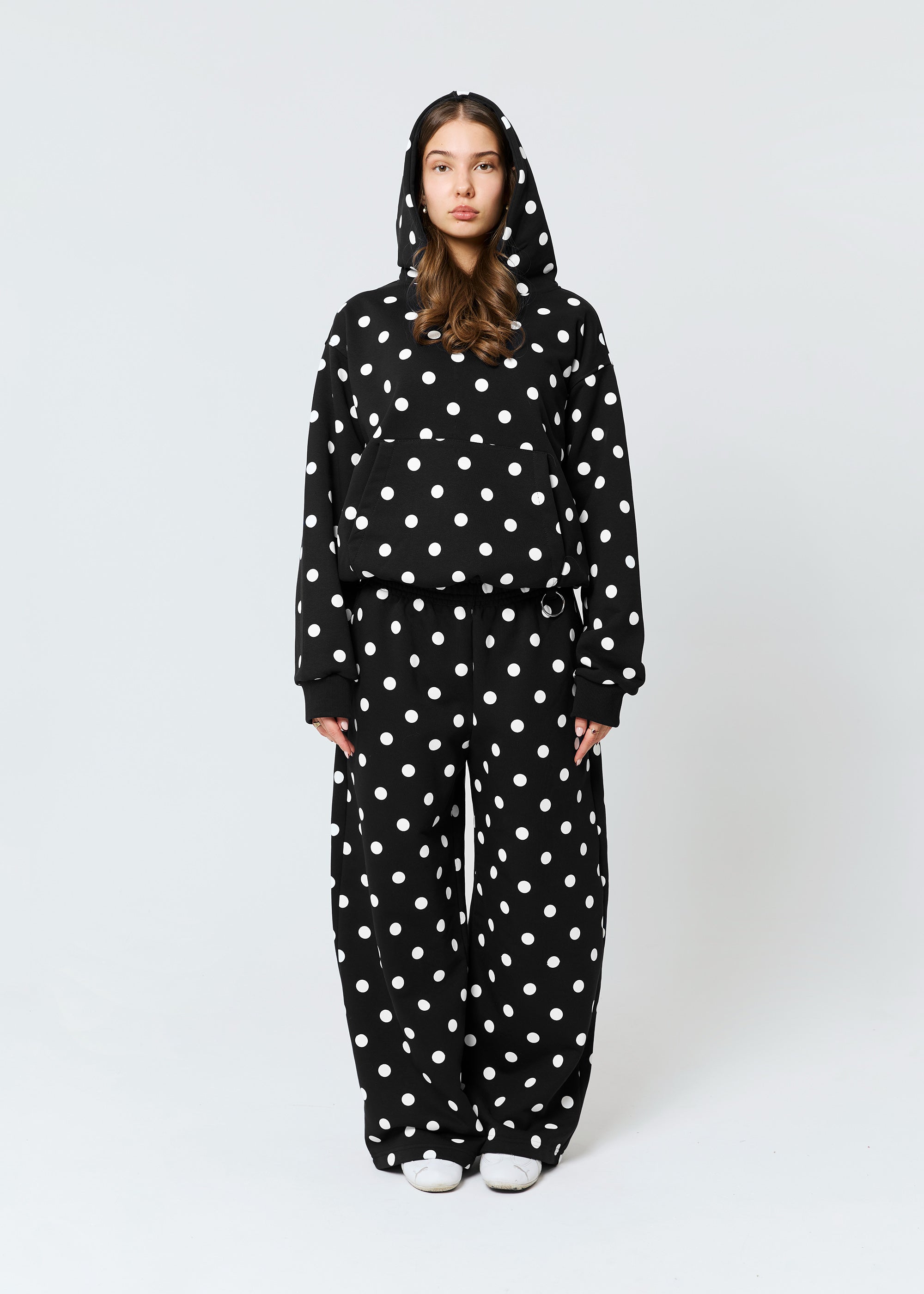 BASIC & BUBBLE POLKA DOT black set