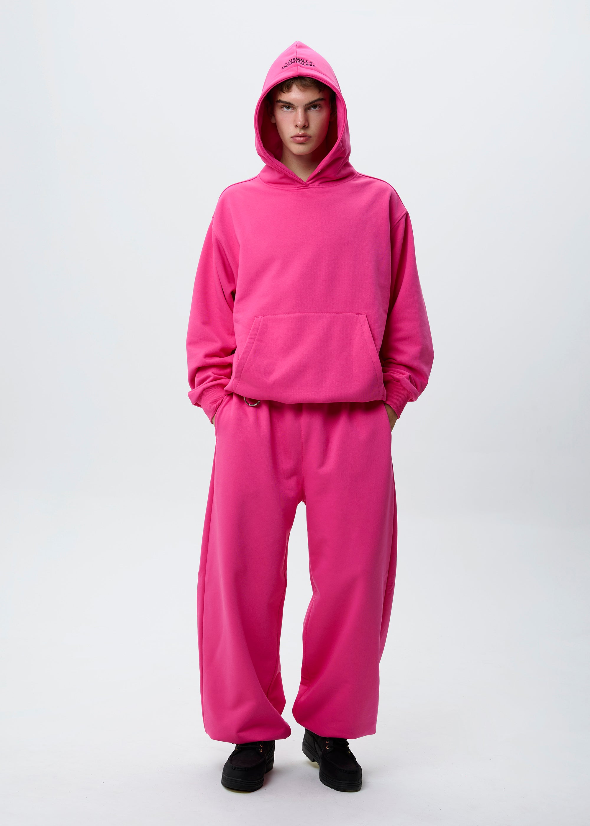 BASIC & BUBBLE pink set