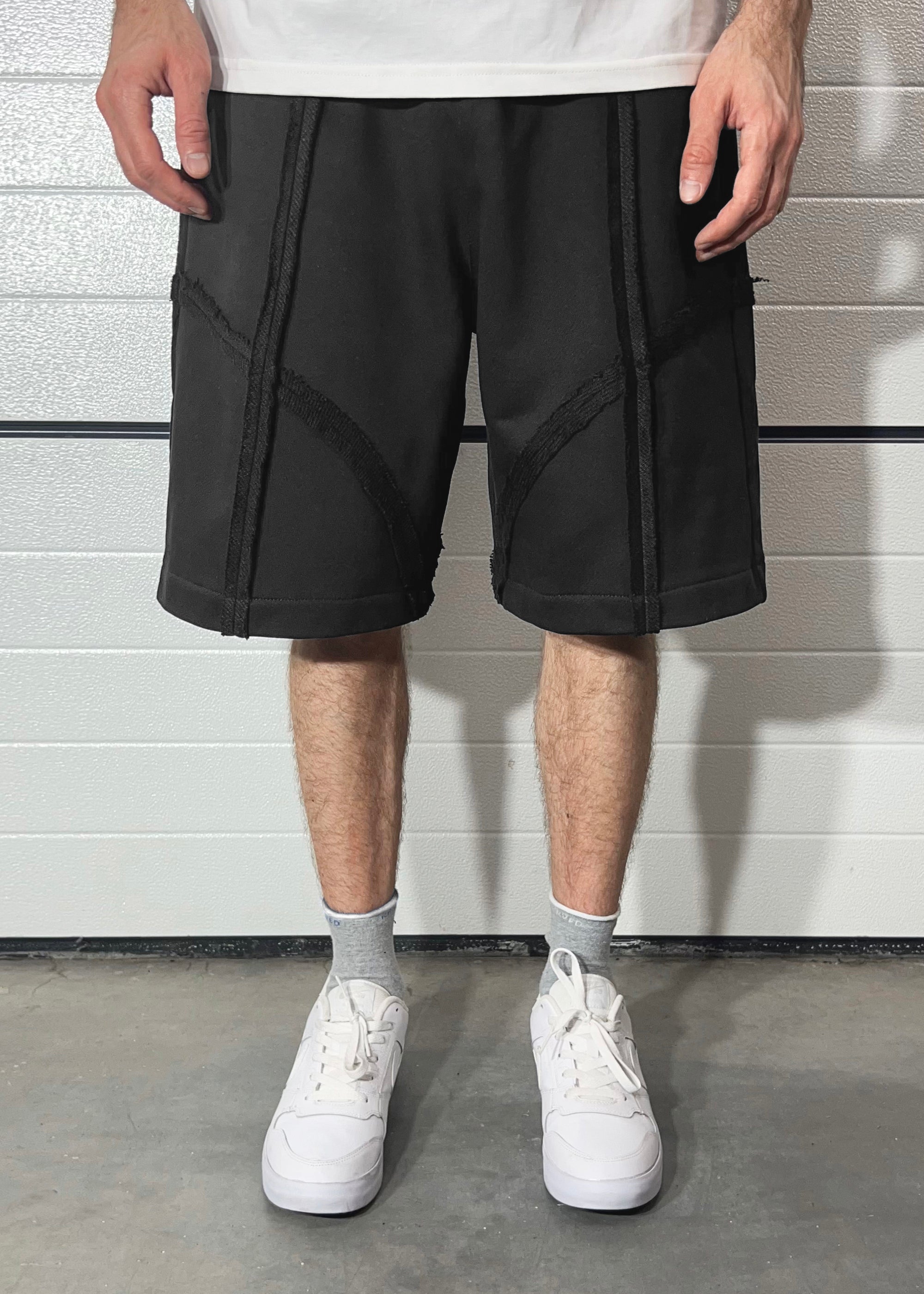 PANELS black shorts