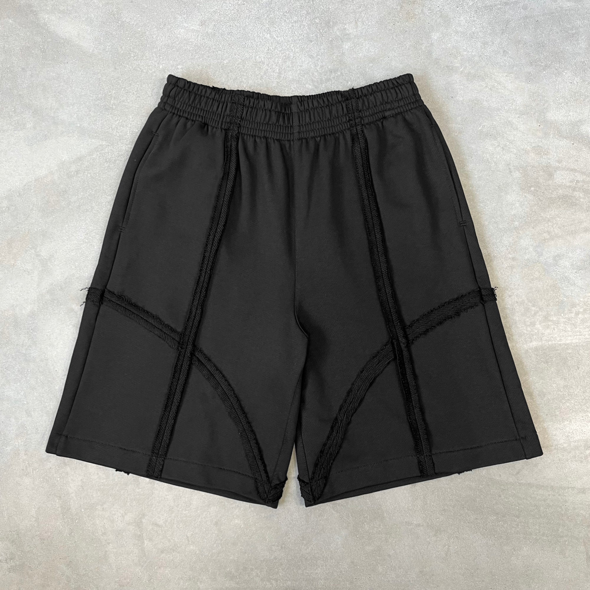 PANELS black shorts